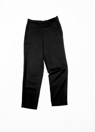 Шерстяные брюки мом свободные с карманами темно-серые кашемир р 101 фото