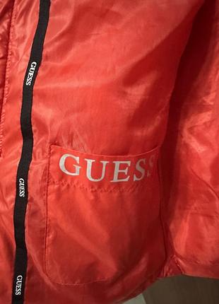 Роскошная куртка пуховик guess оригинал8 фото