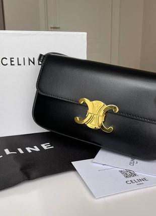 Кожаная сумка celine