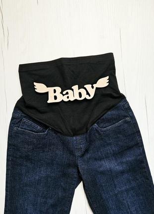 Джинси для вагітних, англія, 44 розмір, s, штани для вагітних, брюки для вагітних3 фото