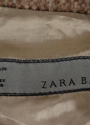 Стильное пальто zara цвета верблюжьей шерсти .размер l.3 фото