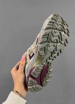 Asics gel-kahana 8 grey/red trail running5 фото