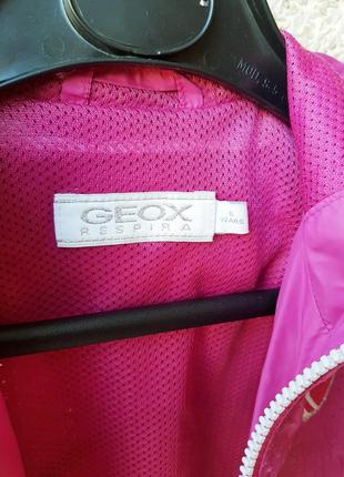 Куртка ветровка geox respira 5-7лет3 фото