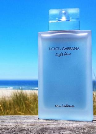 Dolce & gabbana light blue eau intense парфумована вода для жінок 25 ml1 фото