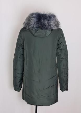 Зимняя куртка на флисовой подкладке 42-46р.4 фото