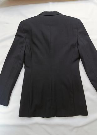 Жіночий  чорний ретро шерстяний піджак жакет армані emporio armani10 фото