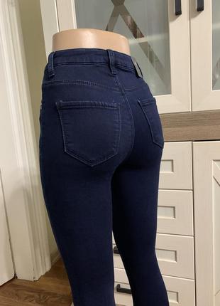 Утепленные женские джинсы на флисе скинни4 фото