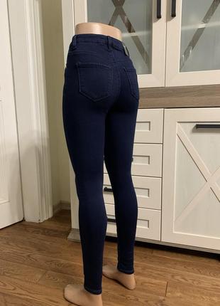 Утепленные женские джинсы на флисе скинни5 фото