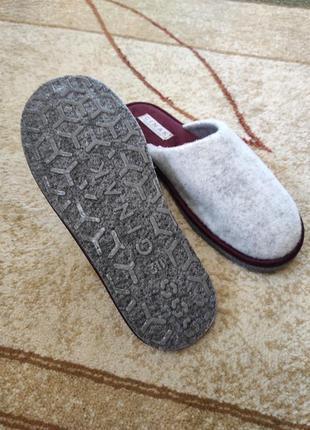 Войлочні фетрові жіночі тапки, тапочки, фетровые войлочние тапки повст повсть паркетки