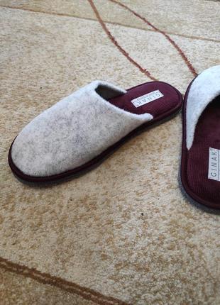 Войлочні фетрові жіночі тапки, тапочки, фетровые войлочние тапки повст повсть паркетки