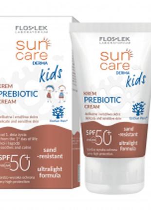 Сонцезахисний крем для дітей з пребіотиками з spf 50+ floslek, 50 мл
