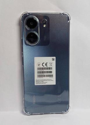 Poco c65 redmi 13c чохол прозорий силікон