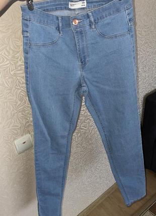 Брюки леггинсы скинни джинсы брюки джинсовые2 фото
