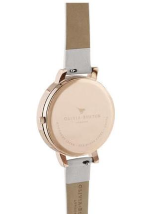 Красивий брендовий годинник  на шкіряному ремінці olivia burton4 фото