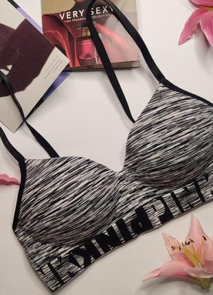 Бюстгальтер без косточек бюст спортивный лиф victoria's secret pink s p 70c 70d 70e 75a 75b 75c1 фото