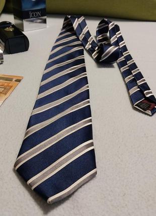 Качественный стильный брендовый галстук m&amp;s