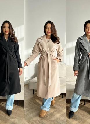 Кашемірове пальто s,l,xxl