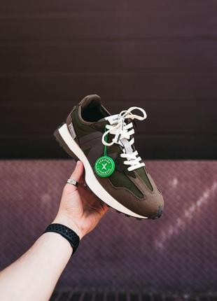 Мужские кроссовки new balance 327 green black