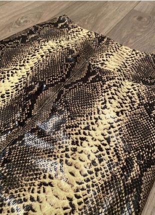 Юбка юбка миди в змеиный принт missguided3 фото
