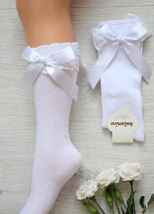 Гольфы с бантиком 3-4