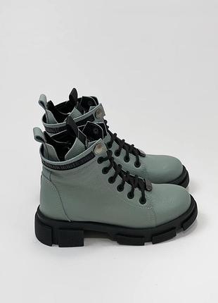 Кожаные деми ботинки