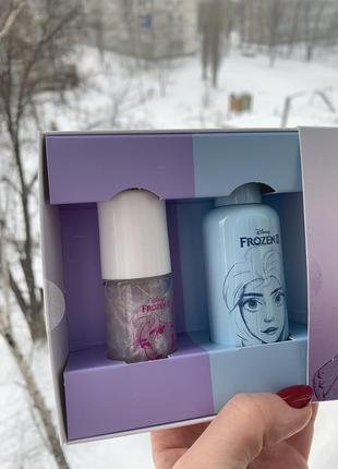 Zara frozen,парфуми дитячі,набір крижане серце2 фото