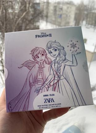 Zara frozen,парфуми дитячі,набір крижане серце1 фото