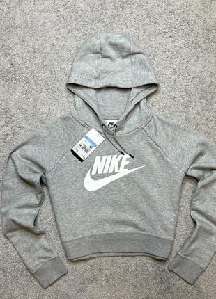 Женская укороченная кофта худи BOOST nike
