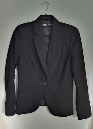 Стильный базовый жакет пиджак zara1 фото