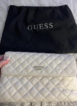 Кожаная сумочка guess! оригинал!!!