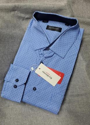 Мужская рубашка, рубашка классика под пиджак, рубашка с орнаментом узором, классическая рубашка мужская, рубашка, нарядная рубашка