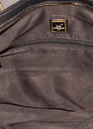 Sansibar handbag сумка женская брендовая черная. оригинал.9 фото