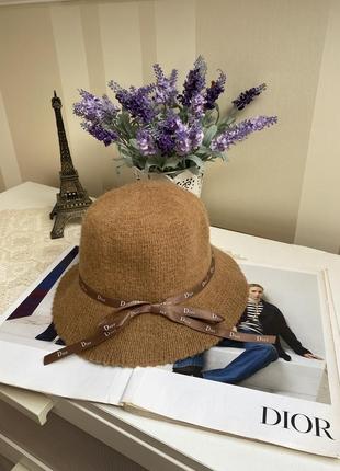 Вовняний капелюх dior шляпа шапка шапочка берет діор1 фото