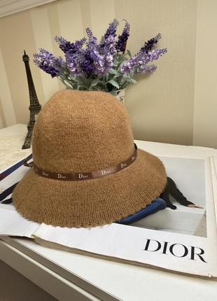 Вовняний капелюх dior шляпа шапка шапочка берет діор5 фото