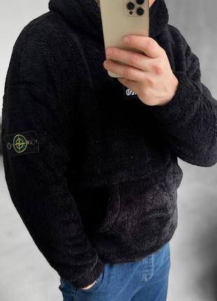 Чоловіче худі stone island. чорний та сірий кольори1 фото