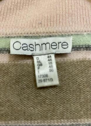 Кашеміровий светр з комірцем типу поло.  cashmere7 фото