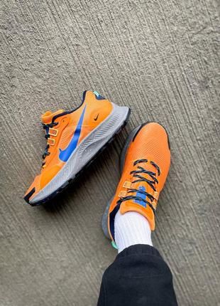 Мужские кроссовки nike pegasus trail 3 "orange blue grey