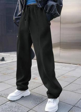 Жіночі стильні джогери оверсайз з якісної теплої тканини1 фото
