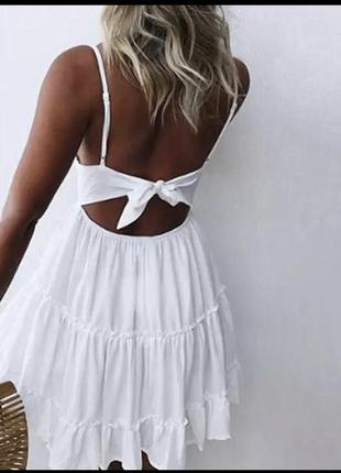 Шикарне, плаття, сукня, на море, біле5 фото