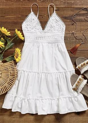Шикарне, плаття, сукня, на море, біле2 фото