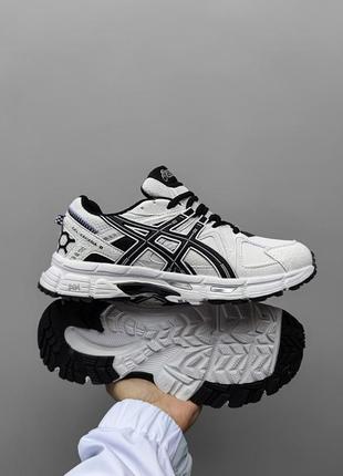 Всесезон мужские asics gel kahana 8 white black5 фото