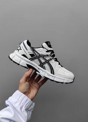 Всесезон чоловічі asics gel kahana 8 white black2 фото