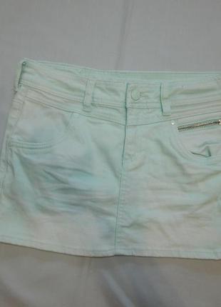 Спідниця джинсова модна річна на дівчинку 11-12 років 152 см