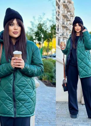 Куртка.
колір: чорний, марсала, беж. розміри: (42-44), (46-48), (50-52), (54-56),(58-60)