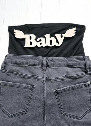 Джинсы для беременных george, размер xs, брюки для беременных черные, размер 425 фото