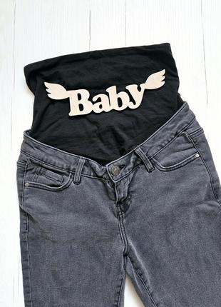 Джинсы для беременных george, размер xs, брюки для беременных черные, размер 422 фото