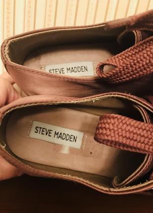 Шелковые туфли steve madden 41.5 (27.5)6 фото