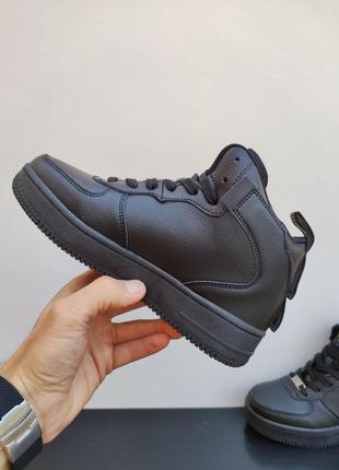 Nike af 1 lv82 winter black2 фото