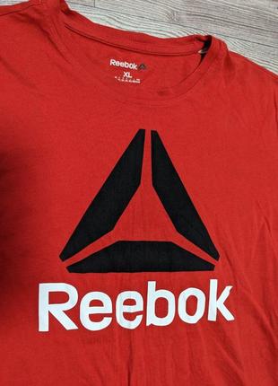 Футболка reebok рибук хлопок спортивная повседневная спортивная повседневная2 фото