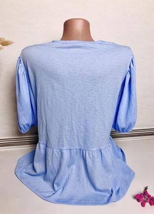 Голубая блузка3 фото